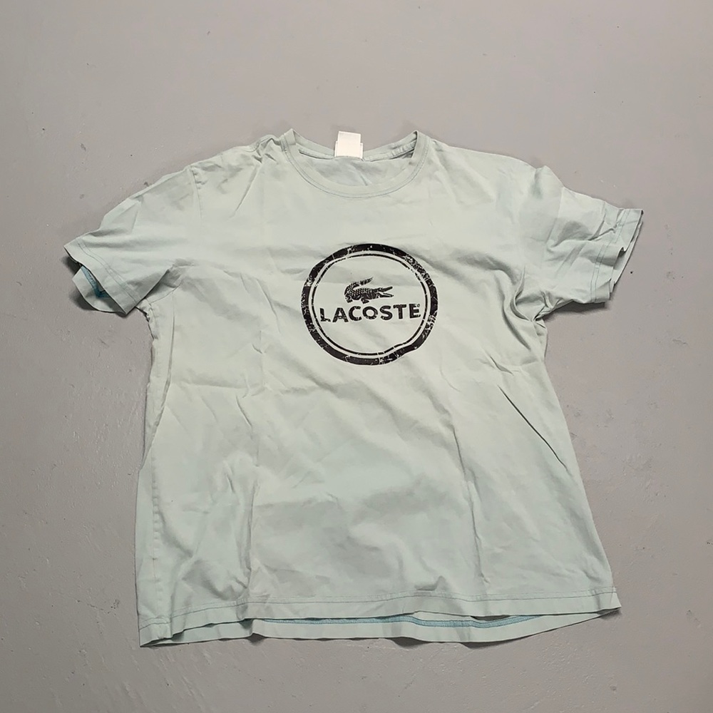 Lacoste size M men light blue